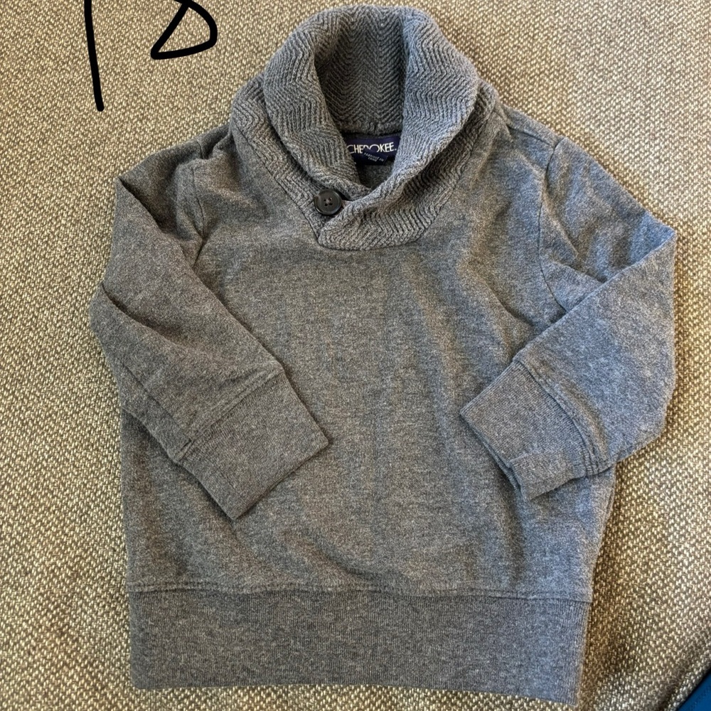 Cherokee Men's Gray Sweater